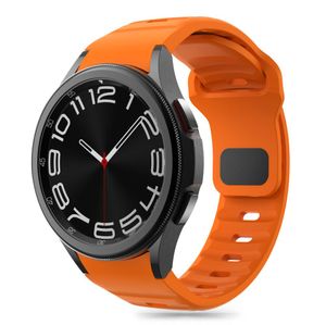 Tech-Protect Silicone Line Kockarmband Galaxy Watch 4/5/5 Pro/6/7/FE - Orange