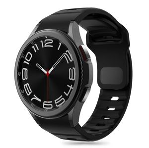 Tech-Protect Silicone Line Kockarmband Galaxy Watch 4/5/5 Pro/6/7/FE - Svart