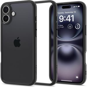 Spigen Ultra Hybrid Case for iPhone 16 - Matte Black