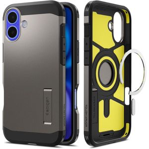 Spigen Tough Armor MagSafe Case for iPhone 16 - Gunmetal