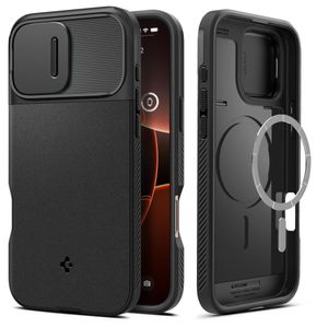 Spigen Optik Armor MagSafe Case for iPhone 16 Pro Max - Black