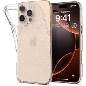 Spigen Liquid Crystal Cover til iPhone 16 Pro Max - Gennemsigtig glitter