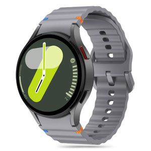 Tech-Protect Silicone Sport Kockarmband Galaxy Watch 4/5/5 Pro/6/7/FE - Grå