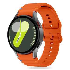 Tech-Protect Silicone Sport Kockarmband Galaxy Watch 4/5/5 Pro/6/7/FE - Orange