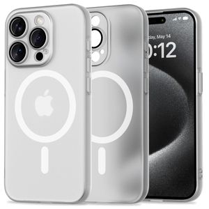 Tech-Protect MagSlim MagSafe Case for iPhone 15 Pro - White