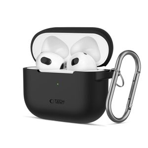 Tech-Protect Silicone Hook Case for AirPods 3 - Black