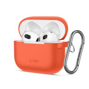 Tech-Protect Silicone Hook Case for AirPods 3 - Orange