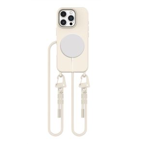 Tech-Protect MagNecklace MagSafe Deksel til iPhone 16 Pro Max - Beige