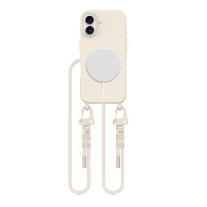 Tech-Protect MagNecklace MagSafe Case for iPhone 16 - Beige