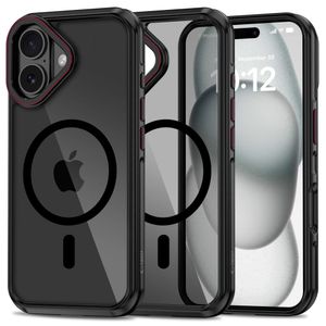 Tech-Protect MagHybrid MagSafe Case for iPhone 16 - Black