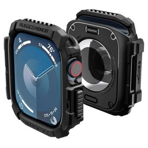 Spigen Rugged Armor Deksel til Apple Watch 10 (42mm) - Svart