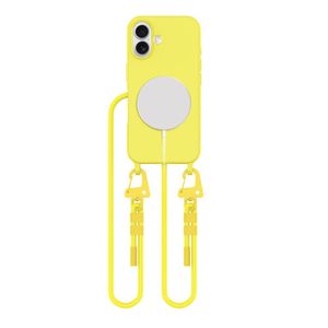 Tech-Protect MagNecklace MagSafe Case for iPhone 16 - Yellow