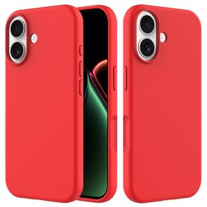 iPhone 17 Silicone Phone Case - Red