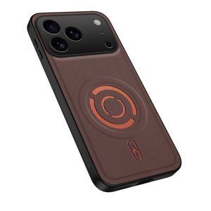 iPhone 18 Pro Max MagSafe Kuori teknisellä kankaalla - Ruskea
