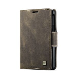 AUTSPACE Samsung Galaxy Z Fold8 Flip Cover i PU-læder med RFID-blokering - Mørkebrun