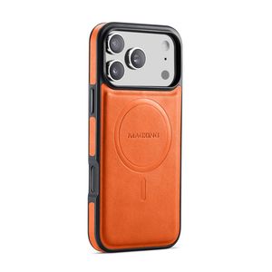 MAGKING K1 iPhone 18 Pro Max / 17 Pro Max MagSafe Deksel i PU-skinn - Oransje