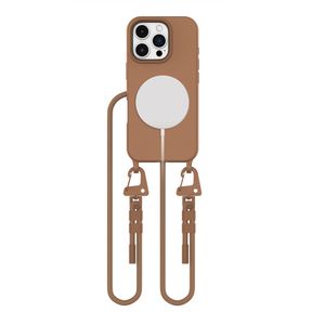 Tech-Protect MagNecklace MagSafe Deksel til iPhone 16 Pro Max - Brun