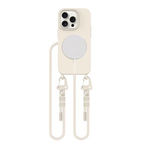 Tech-Protect MagNecklace MagSafe Cover til iPhone 14 Pro - Beige