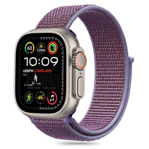 Tech-Protect Nylon Klokkereim til Apple Watch 44/45/46/49 mm - Lilla