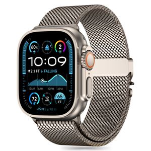 Tech-Protect Milano Klokkereim til Apple Watch 44/45/46/49 mm - Titanium