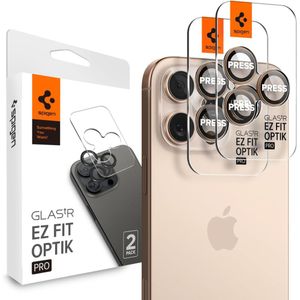 Spigen Optik Pro GLAS.TR "Ez Fit" Linsebeskytter til iPhone 16 Pro/Pro Max