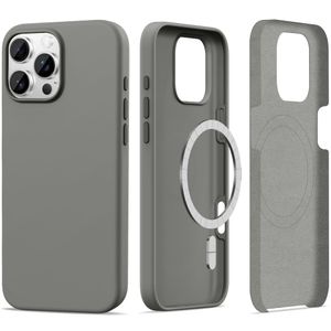 Tech-Protect Silicone MagSafe Deksel til iPhone 16 Pro Max - Grå