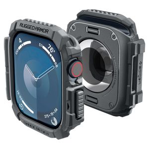Spigen Rugged Armor Deksel til Apple Watch 10 46mm - Grå