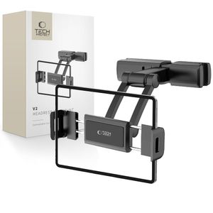 Tech-Protect V2 car headrest phone holder for car – Black