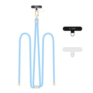 Tech-Protect C7S puhelinhihna – vaaleansininen/kulta