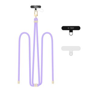 Tech-Protect C7S puhelinhihna – violetti/kulta
