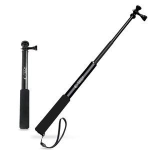 Tech-Protect GA100 monopod & selfie-stick för GoPro / DJI – svart