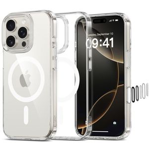Tech-Protect Flexair Hybrid CC Magsafe Deksel til iPhone 16 Pro Max - Gjennomsiktig
