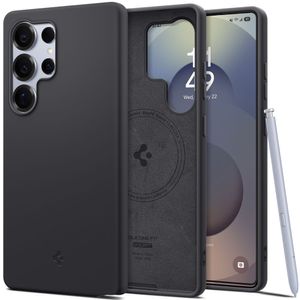 Spigen Silicone Fit MagSafe Deksel til Samsung Galaxy S25 Ultra - Svart