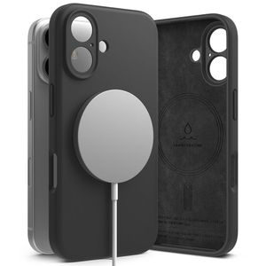 Ringke Silicone MagSafe Deksel til iPhone 16 - Svart