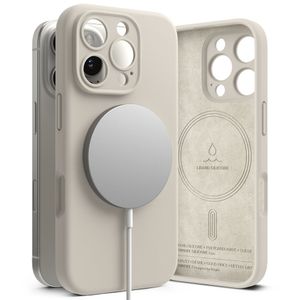 Ringke Silicone MagSafe Case for iPhone 16 Pro - Beige