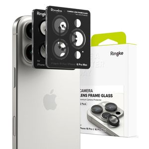 Ringke Camera Frame Protector 2-pack Linsebeskytter til iPhone 16 Pro/16 Pro Max