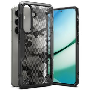 Ringke Fusion X Cover til Samsung Galaxy S25 Plus - Sort camouflage