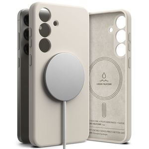 Ringke Silicone MagSafe Case Samsung Galaxy S25 - Beige