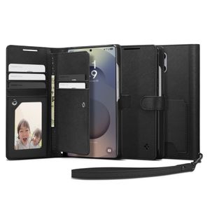 Spigen Wallet S Etui til Samsung Galaxy S25 Ultra - Svart