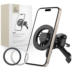 Tech-Protect N56 Magnetic MagSafe Telefonhållare luftventil – Svart