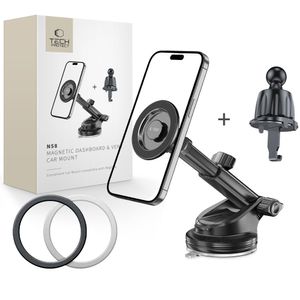 Tech-Protect N58 magnetic MagSafe car holder – black