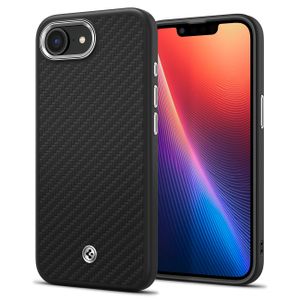 Spigen Enzo Aramid MagSafe Cover til iPhone 16e - Sort