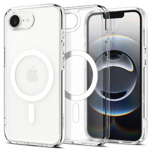 Spigen Ultra Hybrid MagSafe Deksel til iPhone 16e - Hvit/Gjennomsiktig