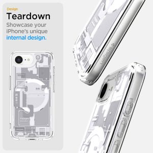 Spigen Ultra Hybrid MagSafe Zero One Deksel til iPhone 16e - Hvit
