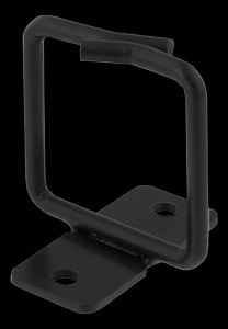 Deltaco kabelkrok for vertikal 19" montering - svart