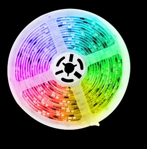 Deltaco SMART HOME RGBIC LED-strip 5 meter – App og fjernbetjening, musiksynkronisering