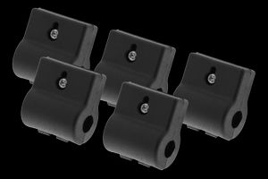 Deltaco monteringsclips til modulære adapterringe 5-pak - sort