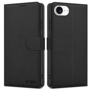 Tech-Protect Wallet Etui til iPhone 16e - Matte Black