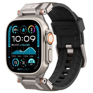 Spigen DuraPro Armor Kellonranneke Apple Watch 44/45/46/49mm - Vihreä