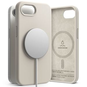 Ringke Silicone Magsafe Deksel til iPhone 16e - Beige